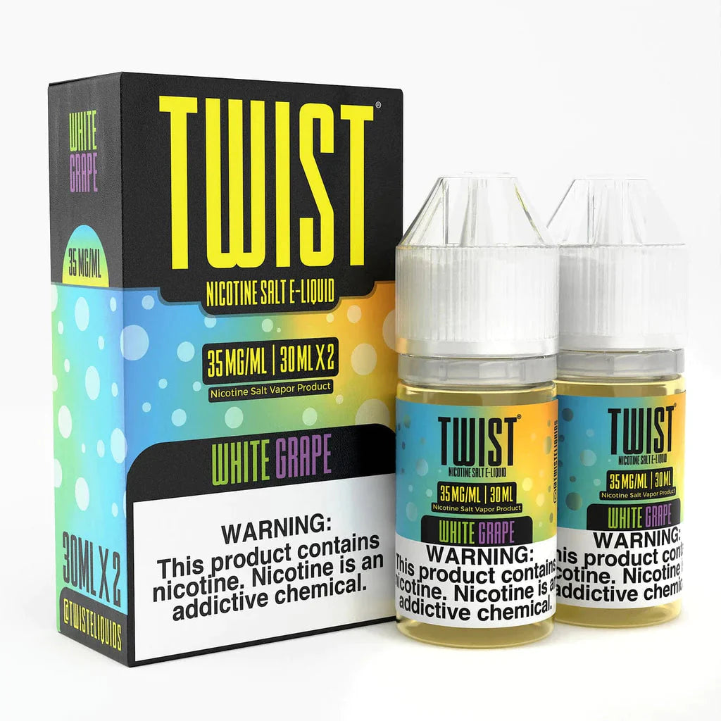 Twist Salts - WHITE GRAPE 35MG E-JUICE 30ML - E-Juice